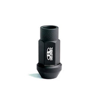BLOX Racing Street Series Forged Lug Nuts - Flat Black 12 x 1.5mm - Single piece