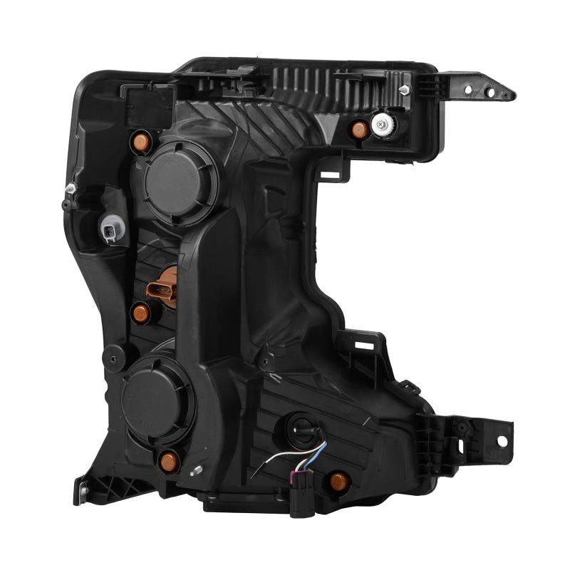 AlphaRex 20-22 Ford F-250/350/450 SD LUXX-Series LED Proj Headlights Alpha-Bk w/Acv Light SS & SBDRL - Burkken Auto Parts