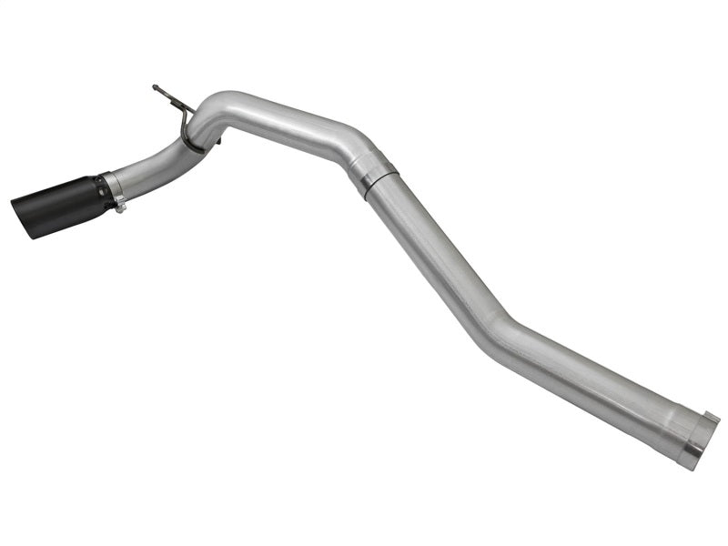 aFe LARGE Bore HD DPF-Back SS Exhaust w/ Black Tip 2016 Nissan Titan XD V8-5.0L (td) - Burkken Auto Parts