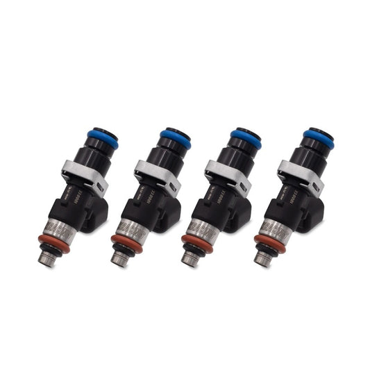 BLOX Racing Eco-Fi Street Injectors 1000cc/min w/ 1/2in Adapter For Honda K Series - Set of 4 - Burkken Auto Parts