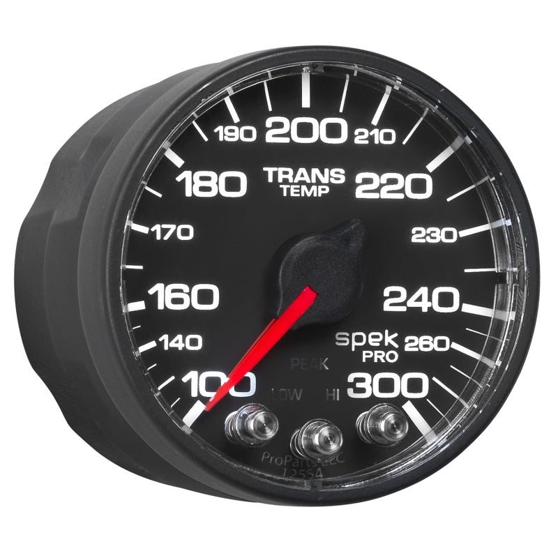 Autometer Spek-Pro 52.4mm 100-300 Deg F Digital Stepper Motor Trans Temp Gauge - Burkken Auto Parts