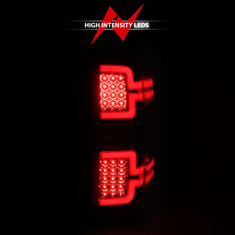 ANZO 2014-2018 Chevy Silverado 1500 LED Taillights Smoke - Burkken Auto Parts
