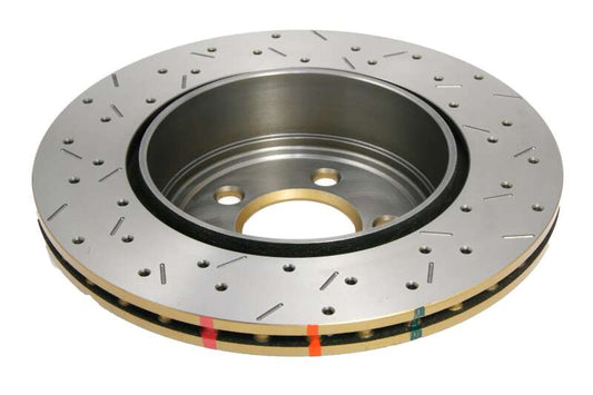 DBA 08-09 Charger / Magnum / Challenger w/o Brembo Brakes Rear Drilled & Slotted 4000 Series Rotor