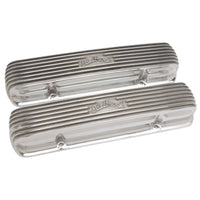 Edelbrock Valve Cover Classic Series Pontiac 1962-1979 301-455 CI V8 Polshed - Burkken Auto Parts