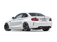 Akrapovic 16-17 BMW M2 F87 (Excl M2 Competition) Evolution Line Cat Back (Titanium) w/Carbon Tips - Burkken Auto Parts