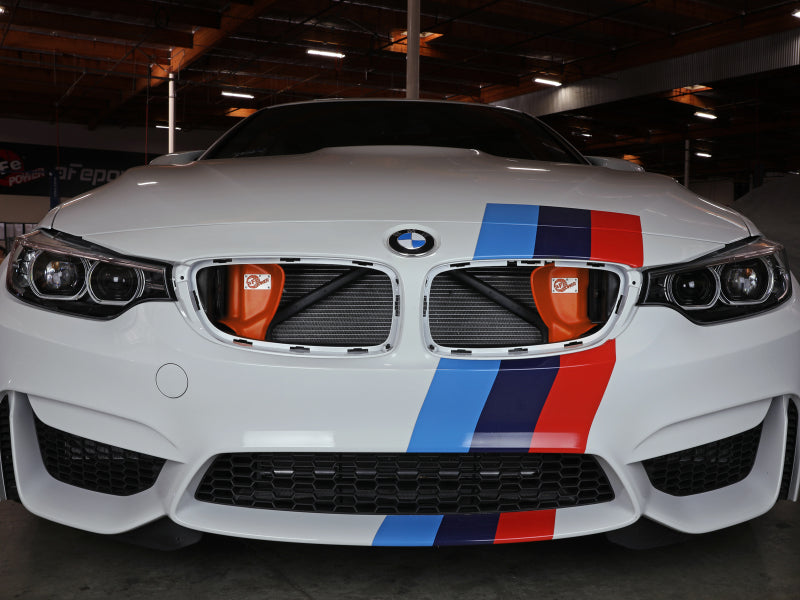aFe Magnum FORCE Dynamic Air Scoop 15-18 BMW M3/15-20 M4 - Orange - Burkken Auto Parts