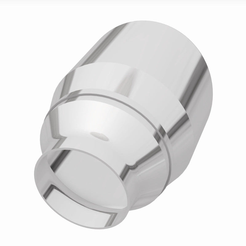 MagnaFlow Tip Stainless Double Wall Round Single Outlet Polished 4.5in DIA 2.5in Inlet 5.75in Length - Burkken Auto Parts