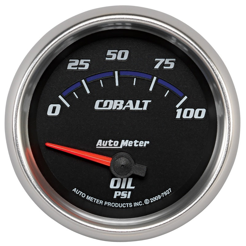 Autometer Cobalt 66.7mm 0-100 PSI Oil Pressure Gauge - Burkken Auto Parts