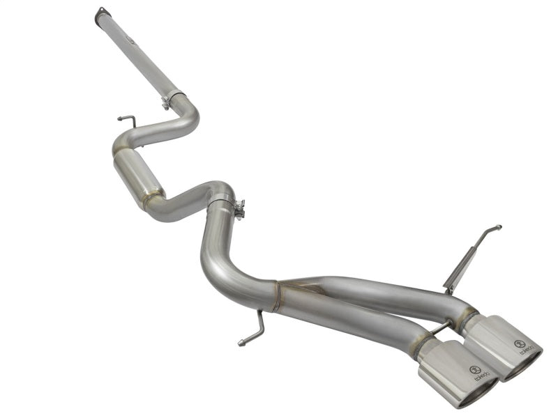 aFe POWER Takeda 3in 304 SS Cat-Back Exhaust w/ Polished Tips 13-17 Ford Focus ST L4-2.0L (t) - Burkken Auto Parts