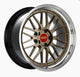 BBS LM 19x9.5 5x120 ET22 Satin Bronze Center/Bright Machined Lip/Blk Barrel Wheel -82mm PFS/Clip Req - Burkken Auto Parts