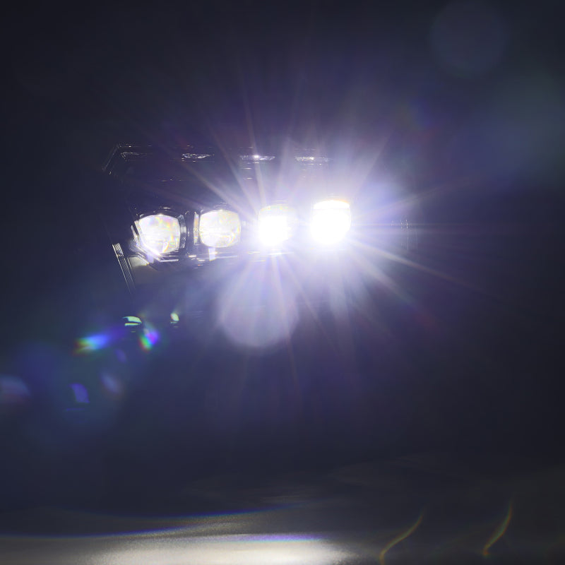 AlphaRex 19-23 Dodge Ram 1500 (No Clsc/Ltd/TRX) NOVA-Series LED Proj HL Alpha-Black (Converter Req.) - Burkken Auto Parts