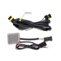 ANZO 19-22 Chevrolet Silverado 1500 LED Proj HL w/Lgt Bar SwBk Seq. Blk w/In. Light - Driver Side ON - Burkken Auto Parts
