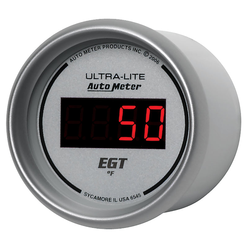 Autometer Ultra-Lite 52MM 0-2000 Degree Digital Pyrometer - Burkken Auto Parts