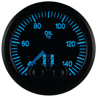 Autometer Stack 52mm 40-140 Deg C 1/8in NPTF Male Pro-Control Oil Temp Gauge - Black - Burkken Auto Parts