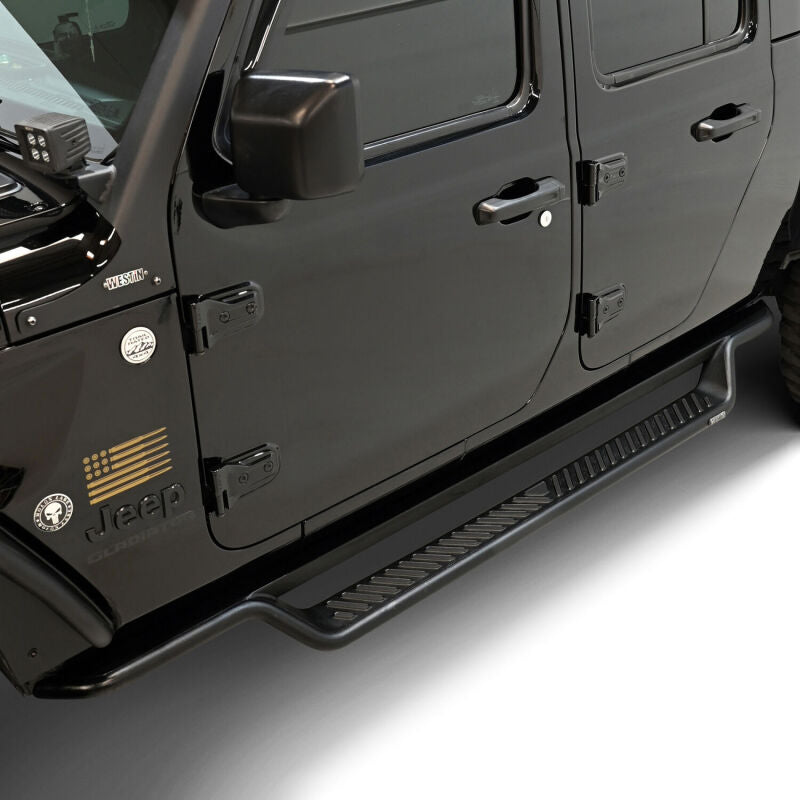 Westin 20-25 Jeep Gladiator Outlaw Drop Running Boards - Tex. Blk - Burkken Auto Parts