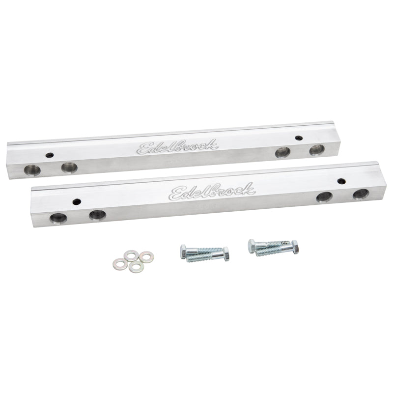 Edelbrock Pontiac Torker Fuel Rail Kit for Use w/ 50565 - Burkken Auto Parts