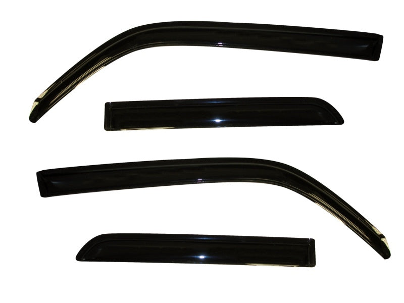 AVS 10-18 Toyota 4Runner Ventvisor Outside Mount Window Deflectors 4pc - Smoke - Burkken Auto Parts