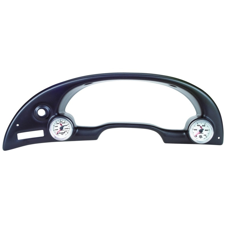 Autometer 94-00 Ford Mustang 52mm Black Dual Instrument Cluster Bezel - Burkken Auto Parts