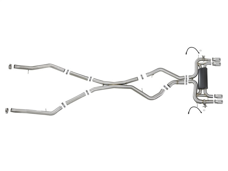 aFe MACH Force-Xp 3.5in 304 SS Cat-Back w/Polished Tips 15-18 BMW X5 M (F85)/X6 M (F86) V8-4.4L S63 - Burkken Auto Parts