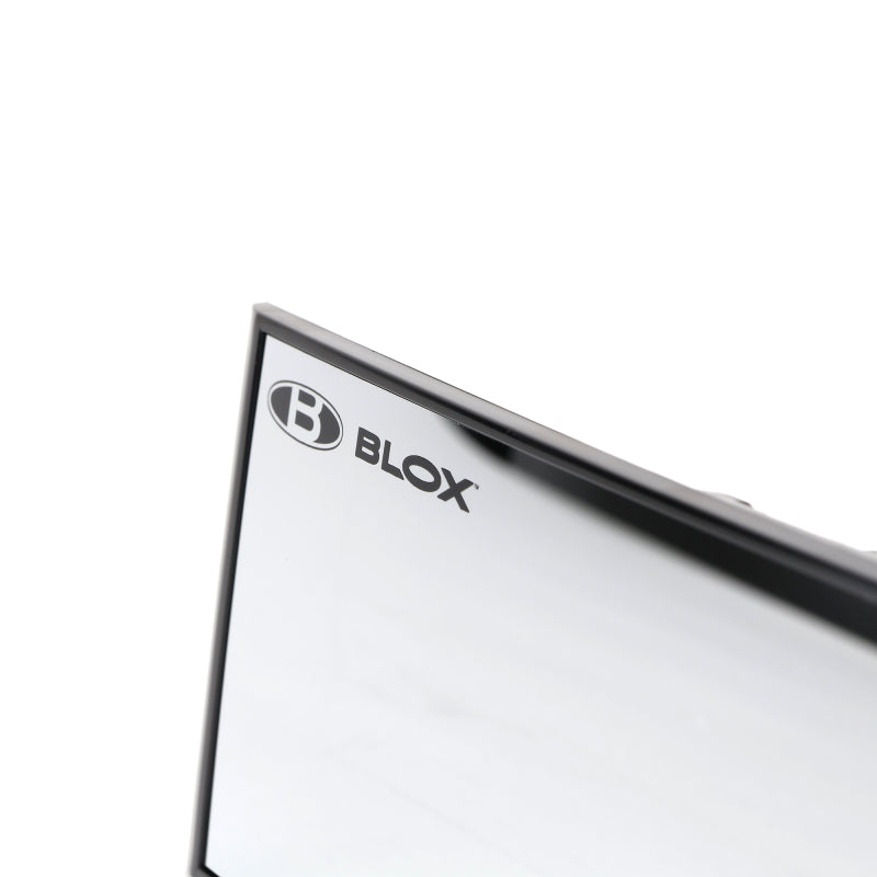 BLOX Racing 290mm Convex Mirror Black Frame No Tint - Burkken Auto Parts