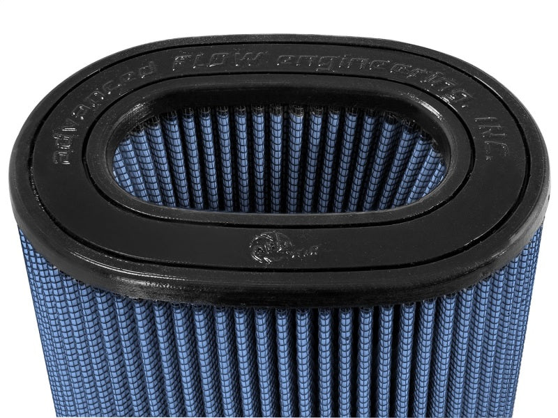 aFe MagnumFLOW Air Filter Pro 5 R 6.75inX4.75in F x 8.25inX6.25in B (INV) x 7.25X5in T (INV) x 9in - Burkken Auto Parts