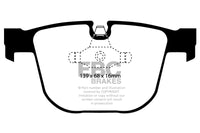 EBC 08-10 BMW M3 4.0 (E90) Redstuff Rear Brake Pads - Burkken Auto Parts