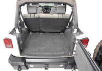 BedRug 07-10 Jeep JK 2Dr Rear 5pc Cargo Kit (Incl Tailgate & Tub Liner) - Burkken Auto Parts