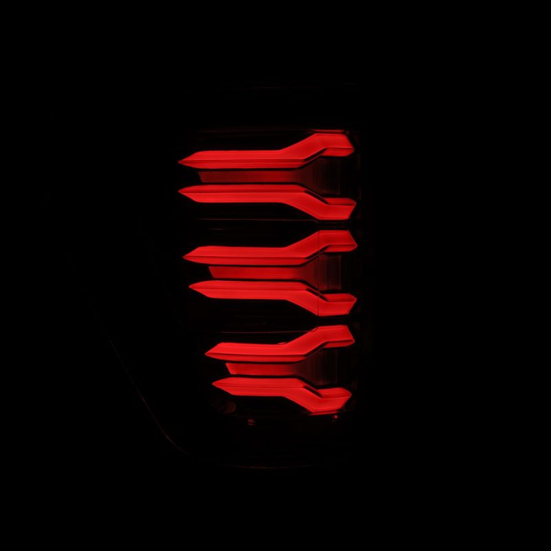 AlphaRex 21-22 Ford F150 LUXX LED Projector Tail Lights - Alpha-Black - Burkken Auto Parts