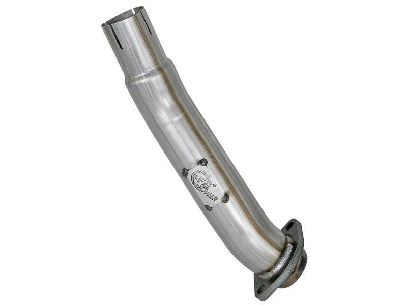 aFe Twisted Steel 2in Stainless Steel Loop Delete Down-Pipe 2018+ Jeep Wrangler (JL) V6 3.6L - Burkken Auto Parts