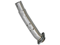 aFe Twisted Steel 2in Stainless Steel Loop Delete Down-Pipe 2018+ Jeep Wrangler (JL) V6 3.6L - Burkken Auto Parts