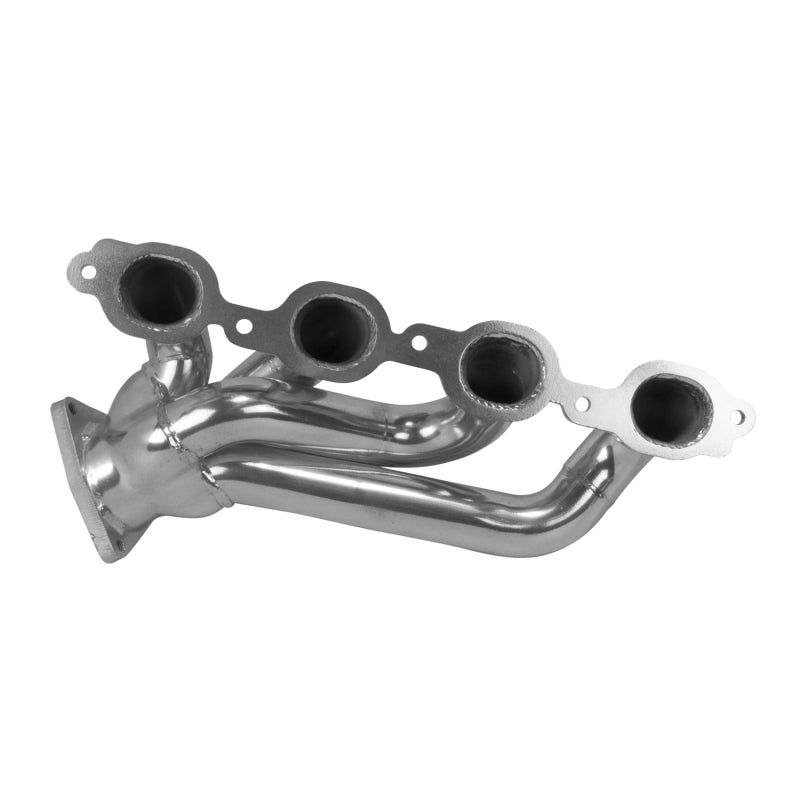 BBK 14-18 GM Truck 5.3/6.2 1 3/4in Shorty Tuned Length Headers - Polished Silver Ceramic - Burkken Auto Parts