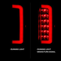 ANZO 1987-1996 Ford F-150 LED Taillights Black Housing Smoke Lens (Pair) - Burkken Auto Parts
