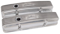 Edelbrock Valve Cover Classic Series Chevrolet 1959-1986 262-400 CI V8 Polshed - Burkken Auto Parts