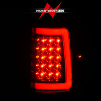 ANZO 2004-2006 Ford F-150 LED Tail Lights w/ Light Bar Black Housing Smoke Lens - Burkken Auto Parts