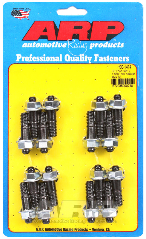 ARP SB Ford 3/8 x 1.670in Hex Header Stud Kit - Burkken Auto Parts