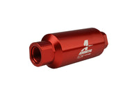 Aeromotive In-Line Filter - AN-10 size - 40 Micron SS Element - Red Anodize Finish - Burkken Auto Parts