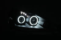 ANZO 2005-2006 Acura RSX Projector Headlights w/ Halo Black - Burkken Auto Parts