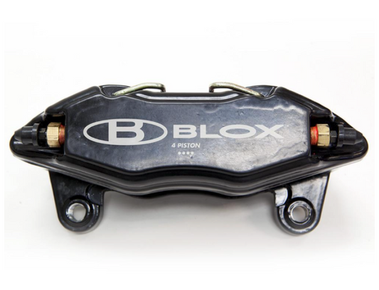 BLOX Racing Forged 4 Piston Calipers - Single (Fits Honda/Acura 262mm Rotors) - Burkken Auto Parts