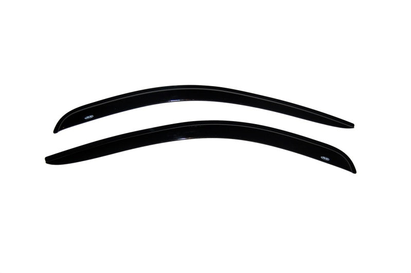 AVS 02-08 Dodge RAM 1500 Standard Cab Ventvisor Outside Mount Window Deflectors 2pc - Smoke - Burkken Auto Parts