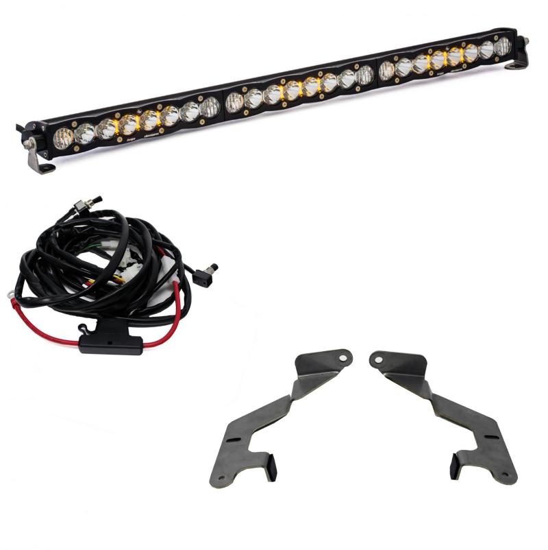 Baja Designs 2014+ 30in Grille LED Light Bar Kit For Toyota Tundra S8 Driving Combo - Burkken Auto Parts