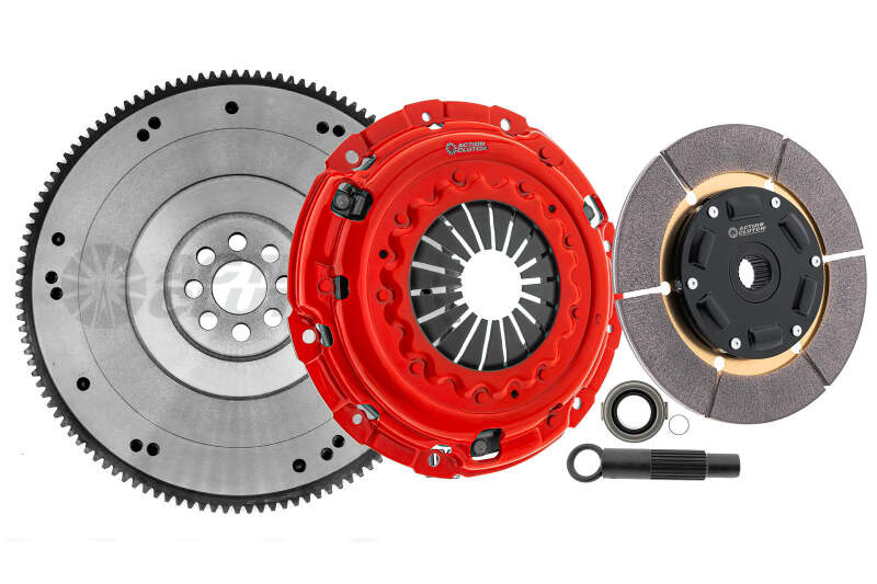 Action Clutch 12-15 Honda Civic Si 2.4L (K24Z7) Ironman Sprung (Street) Clutch Kit w/OE-HD Flywheel - Burkken Auto Parts