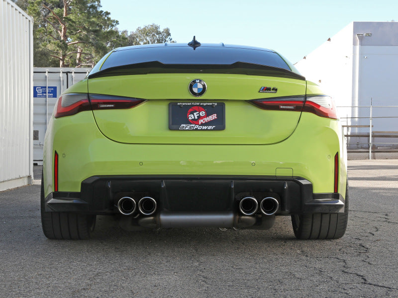 aFe MACHForce XP Exhausts Cat-Back SS 21 BMW M2 Competition L6-3.0L w/Polished Tips - Burkken Auto Parts