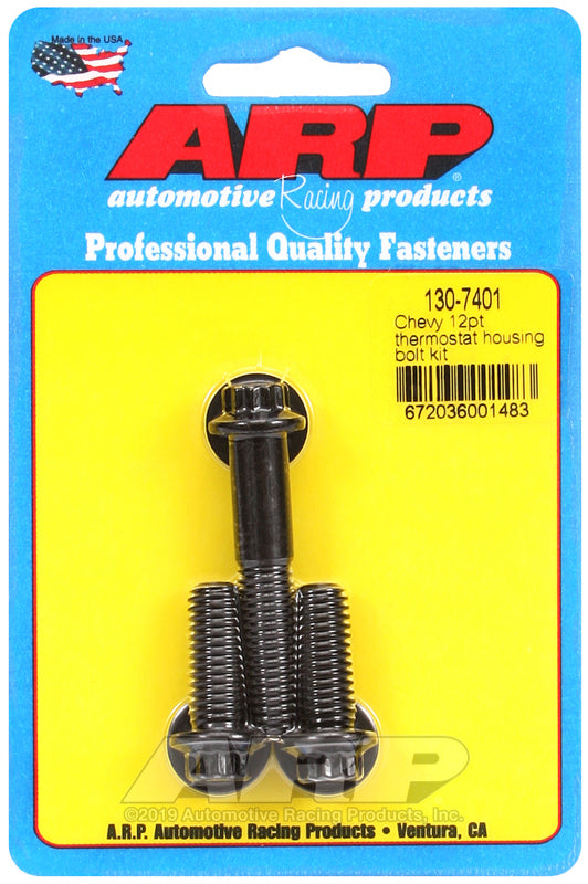 ARP Chevy 12pt Thermostat Housing Bolt Kit - Burkken Auto Parts