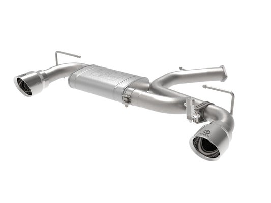 aFe Hyundai Veloster N 21-22 L4-2.0L (t) Takeda Axle-Back Exhaust System- Polished Tips - Burkken Auto Parts