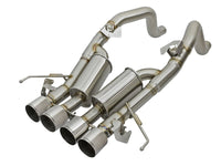 aFe MACHForce XP 3in-2 1/2in Axle Back 304SS Exhaust w/ Polished Tips 14-17 Chevy Corvette V8-6.2L - Burkken Auto Parts
