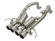 aFe MACHForce XP 3in-2 1/2in Axle Back 304SS Exhaust w/ Polished Tips 14-17 Chevy Corvette V8-6.2L - Burkken Auto Parts