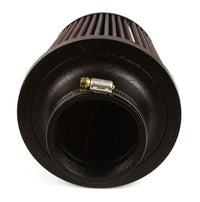 K&N Universal Rubber Filter - Round Tapered 6in Base OD x 3in Flange ID x 6in H - Burkken Auto Parts