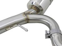 aFe Takeda 3in. to 2.5in. 304 SS C/B Exhaust 08-15 Mitsubishi Lancer EVO I4-2.0L (t) - Black Tips - Burkken Auto Parts