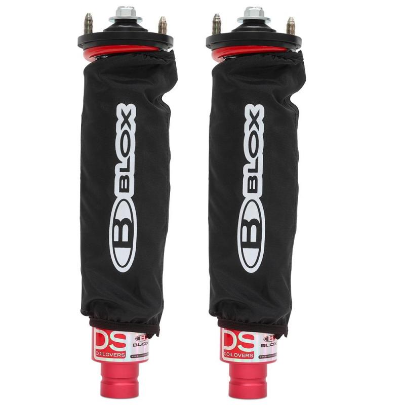 BLOX Racing Coilover Covers - Black (Pair) - Burkken Auto Parts