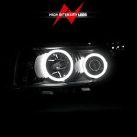 ANZO 2008-2010 Scion Xb Projector Headlights w/ Halo Black - Burkken Auto Parts